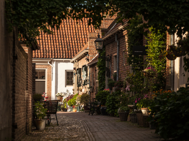 Klein straatje in Buren in de Betuwe